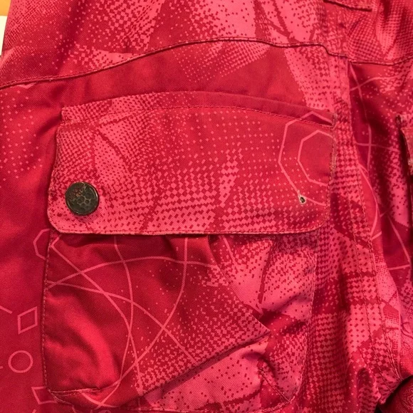 Orage dark pink snow board or ski pants, size 7 kids, GUC - Picture 3 of 15